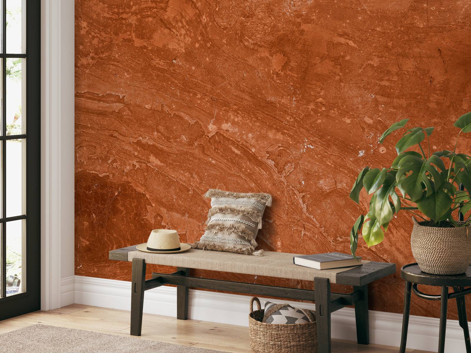 Marbre terracotta à effet ludique