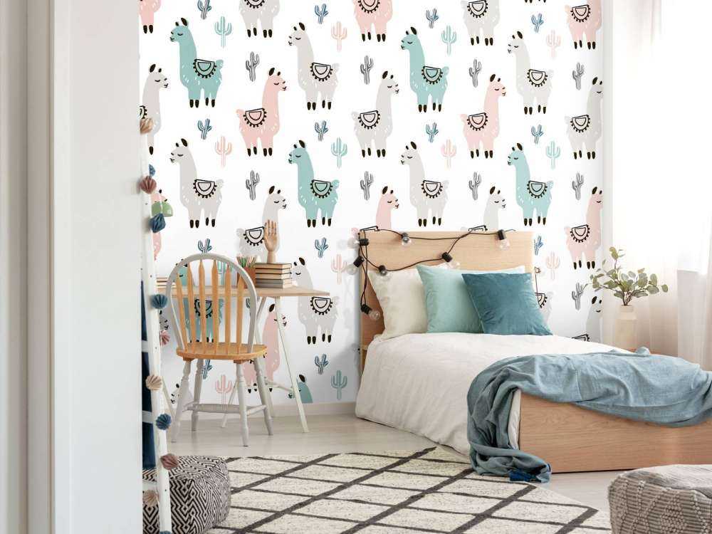 Lamas colorés
