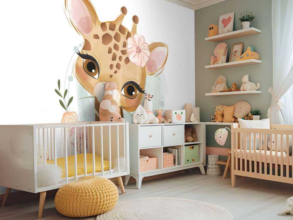 Bébé girafe