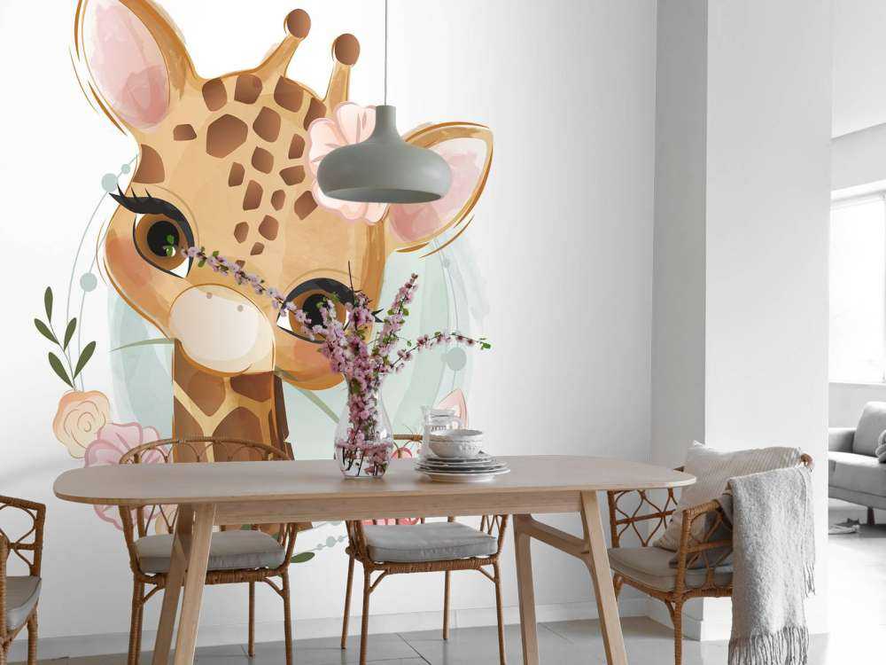 Bébé girafe