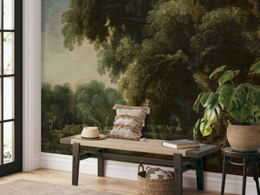 Paysage forestier imaginé