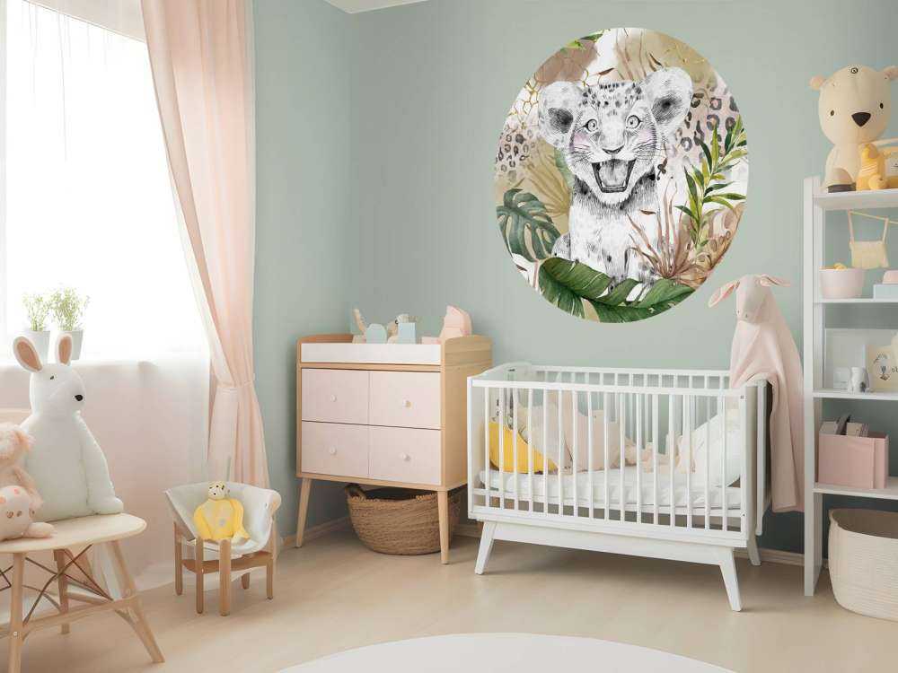 Bébé lion savana