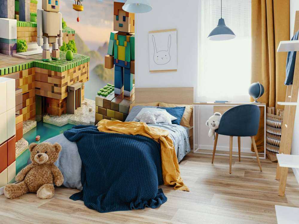 Le monde pixelisé rêveur