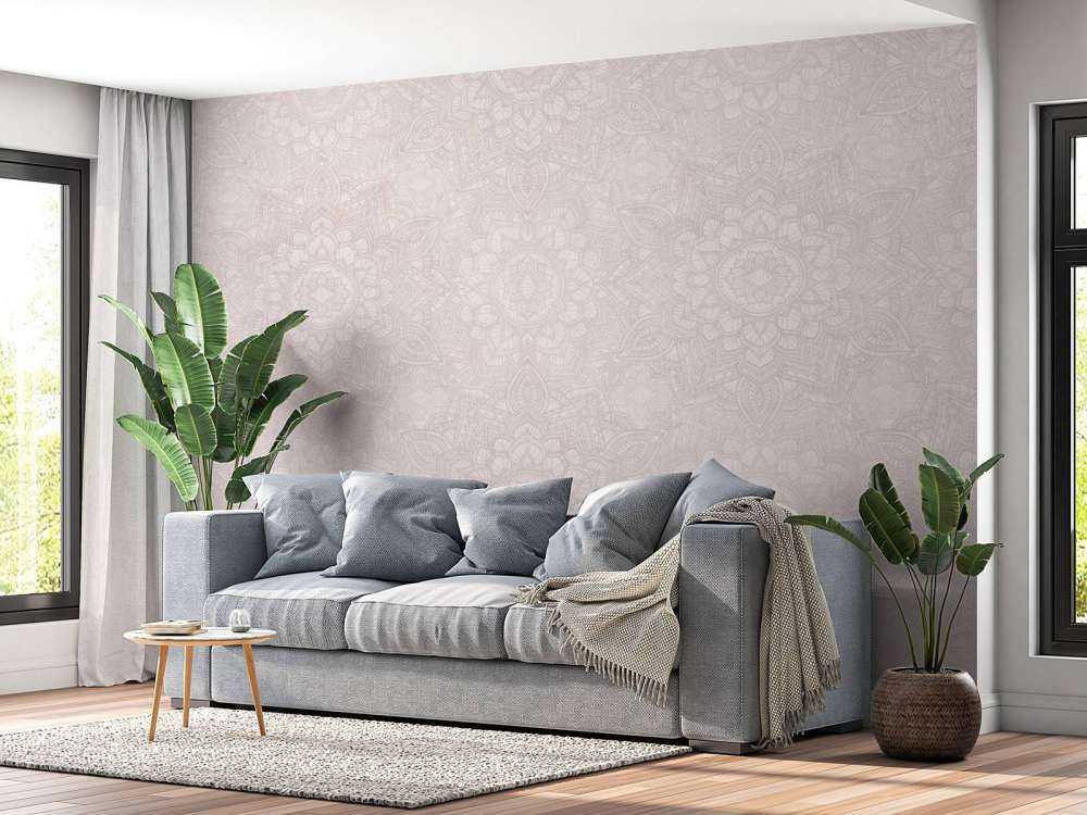Boho Golden Mandala - rose blush