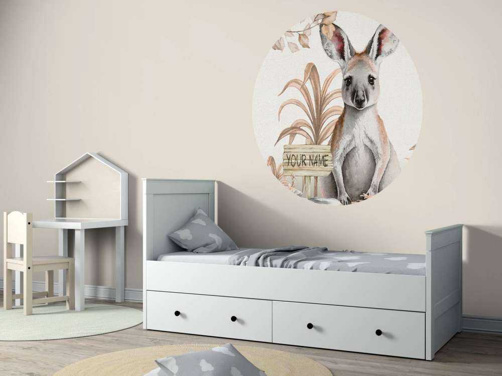 Bébé kangourou de la jungle taupe