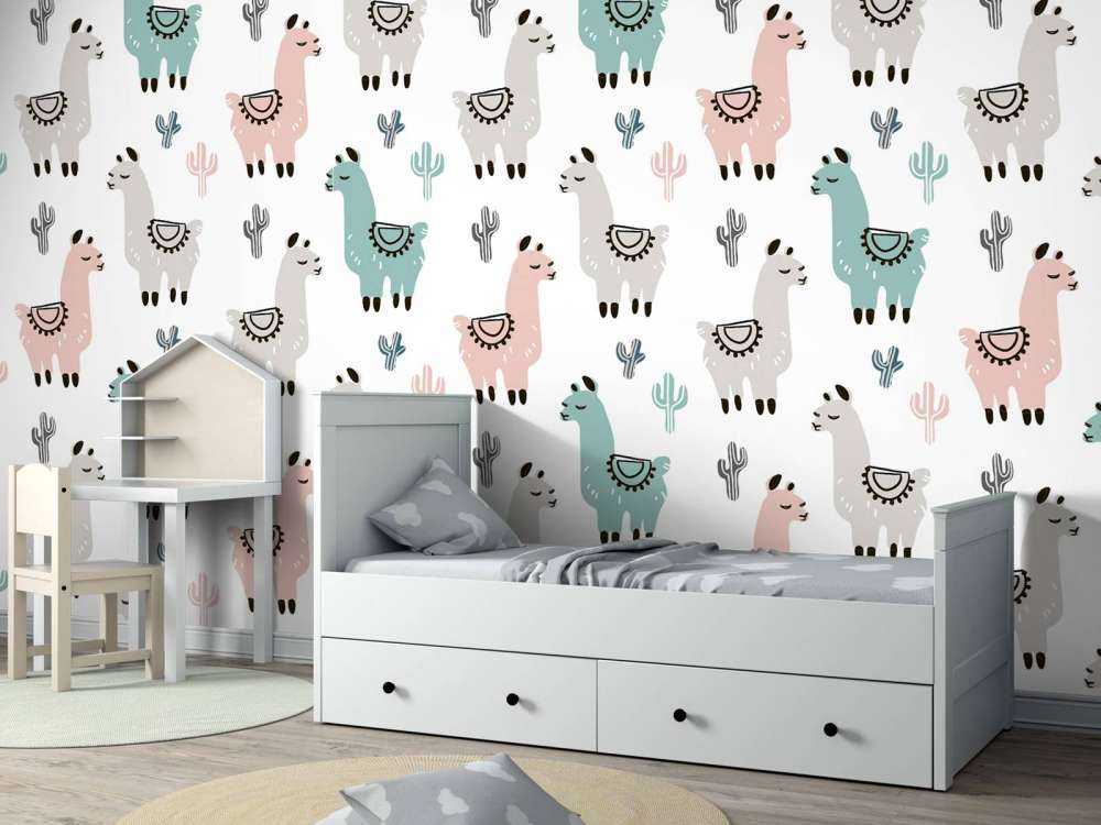 Lamas colorés