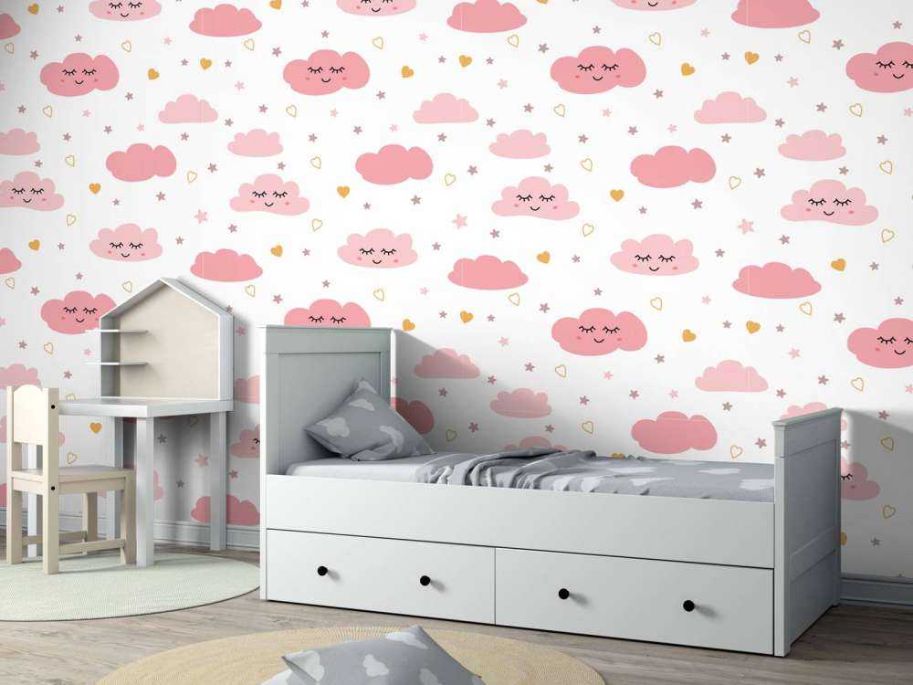 Nuages roses