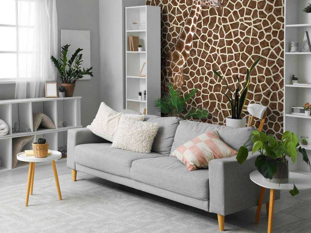 Girafe camouflée