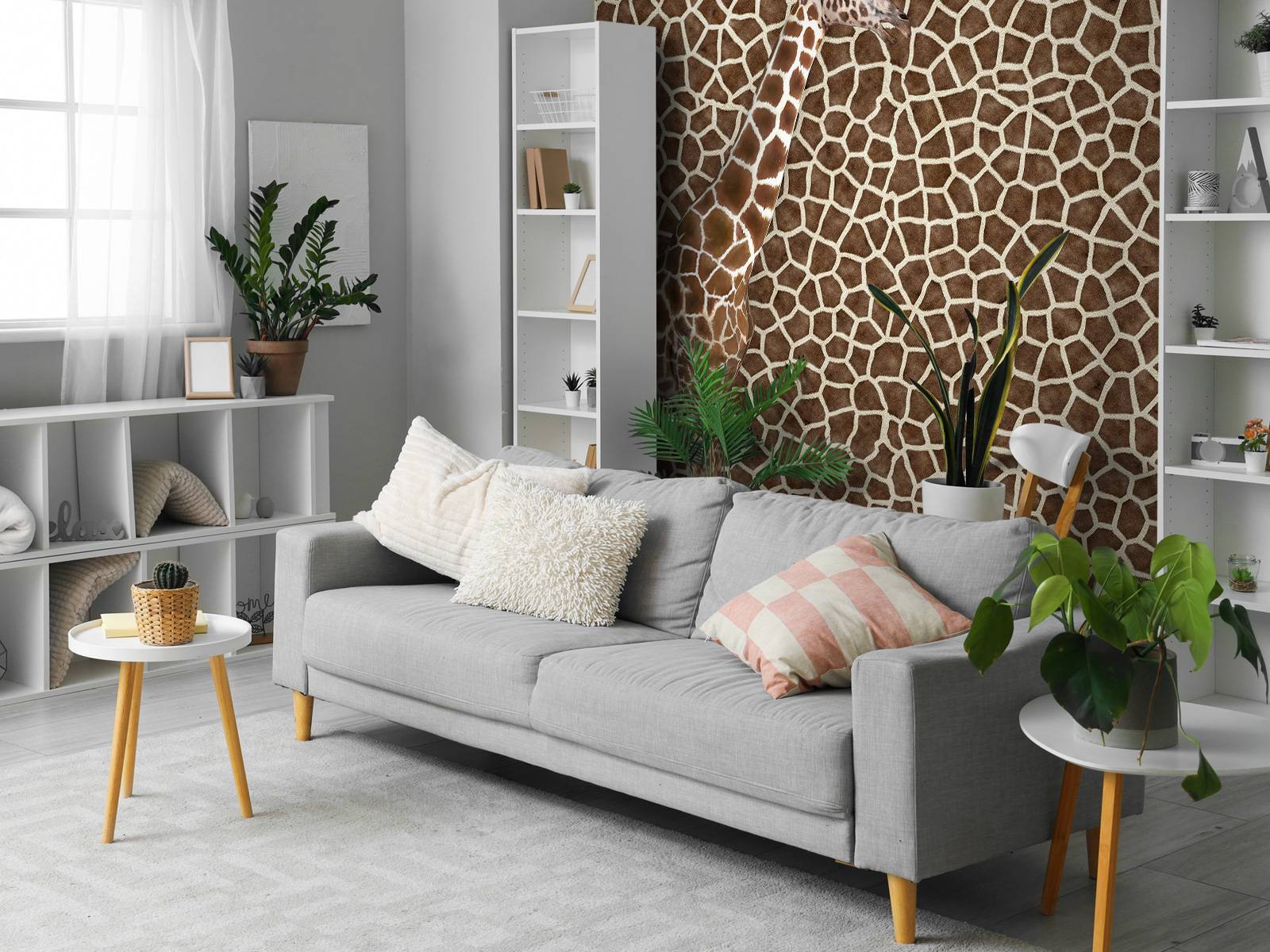 Girafe camouflée
