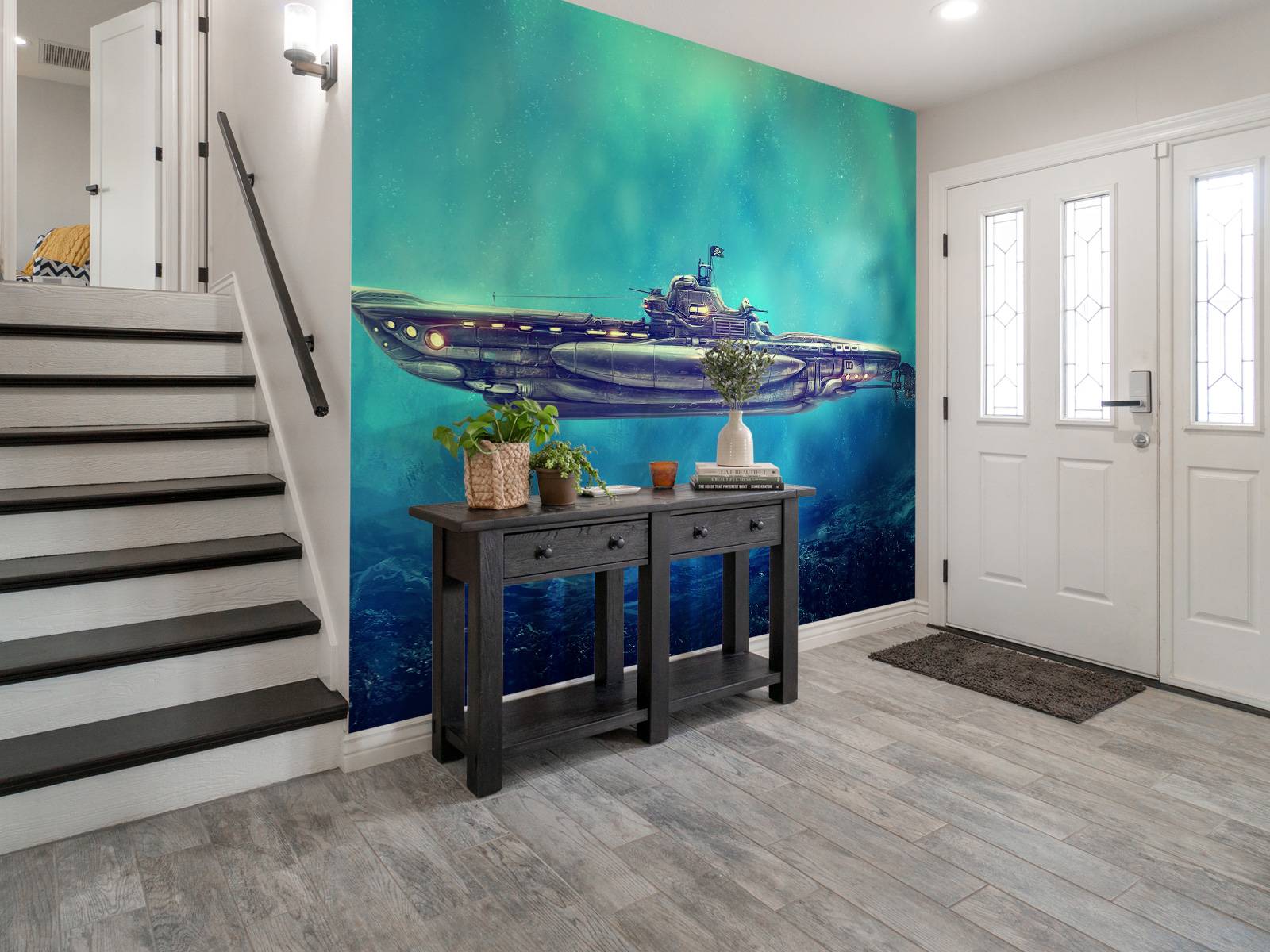 Wandmotiv24 Photo Murale Trésor Sous-marin XL 350 X 245 Cm - 7 Pièces