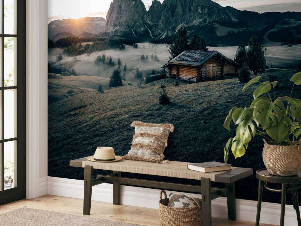Paysage du Tyrol du Sud