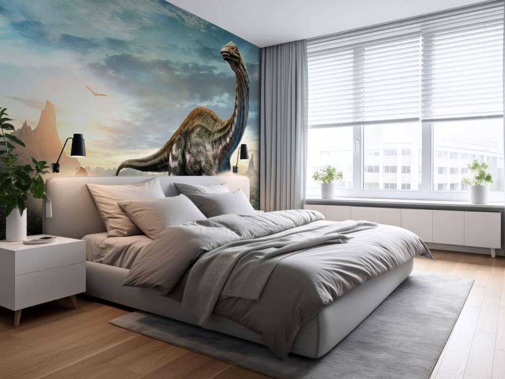 Apatosaurus dans les montagnes