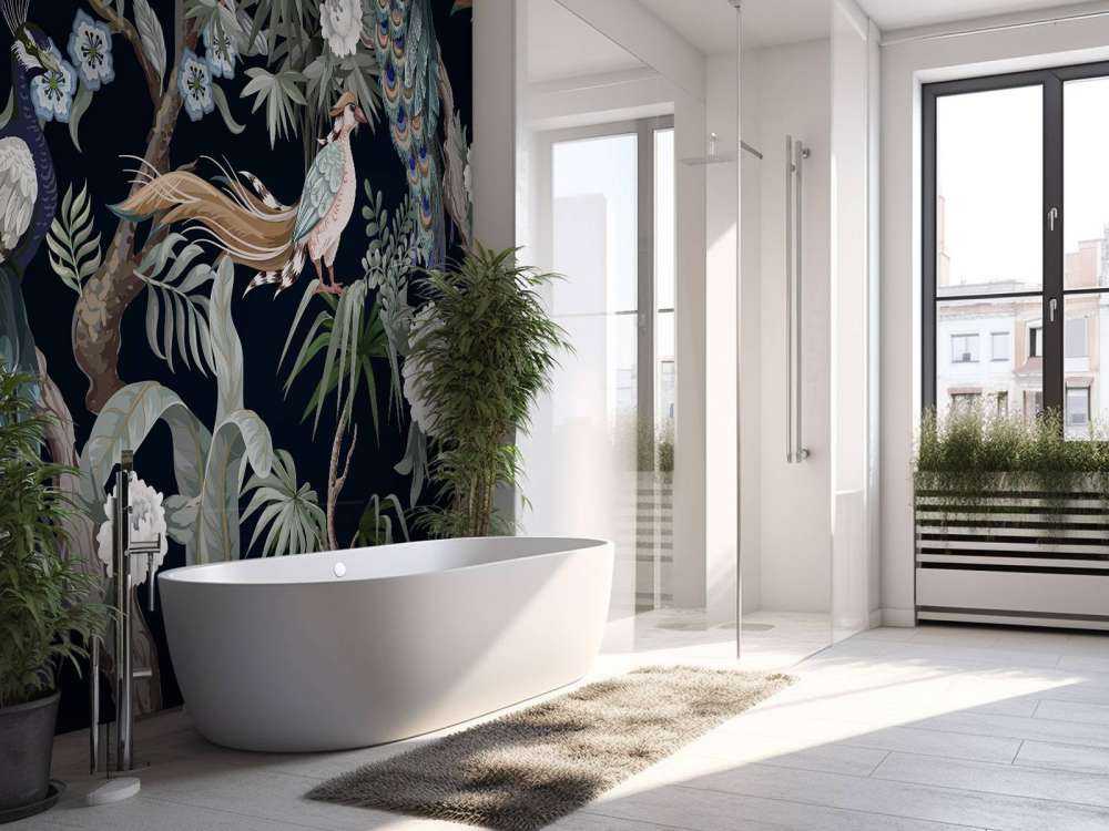 Paon en floraison nocturne