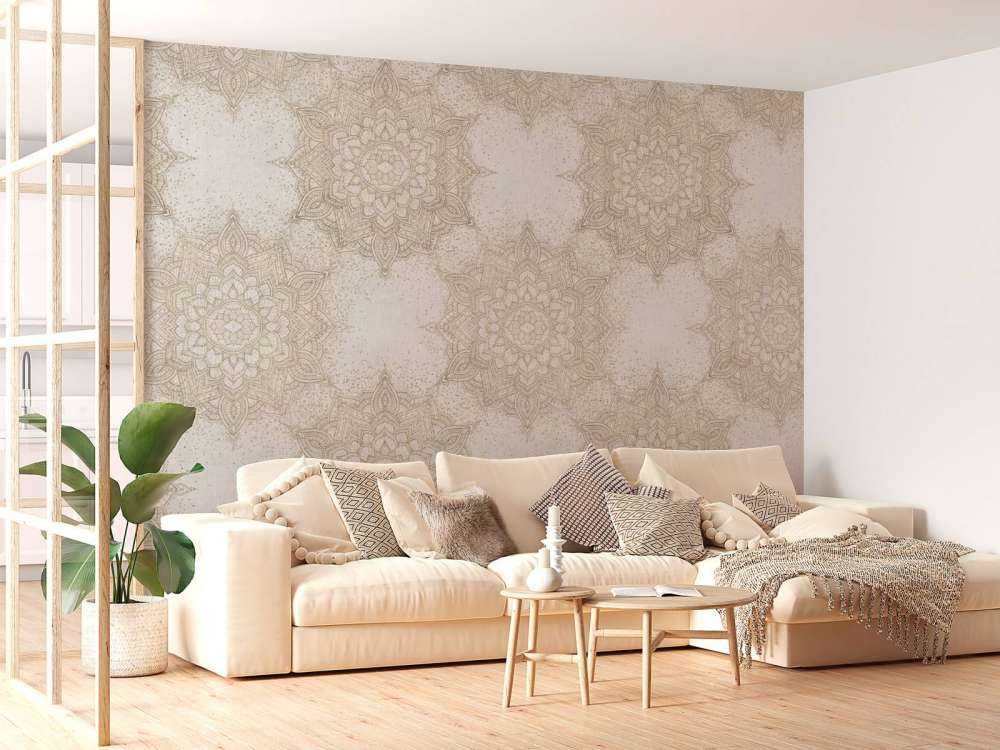 Mandala magique de Marrakech - beige