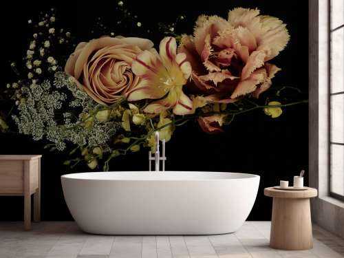 Guirlande de fleurs Vintage