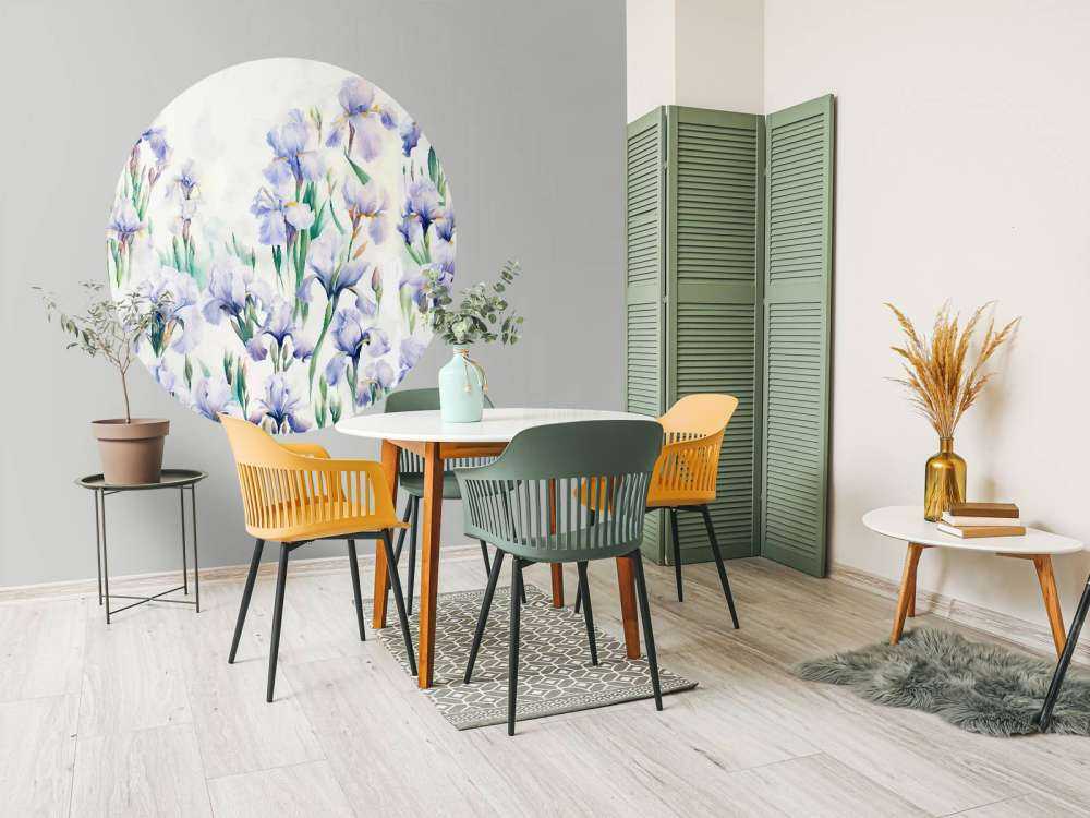 Iris dansent pastel sans couture