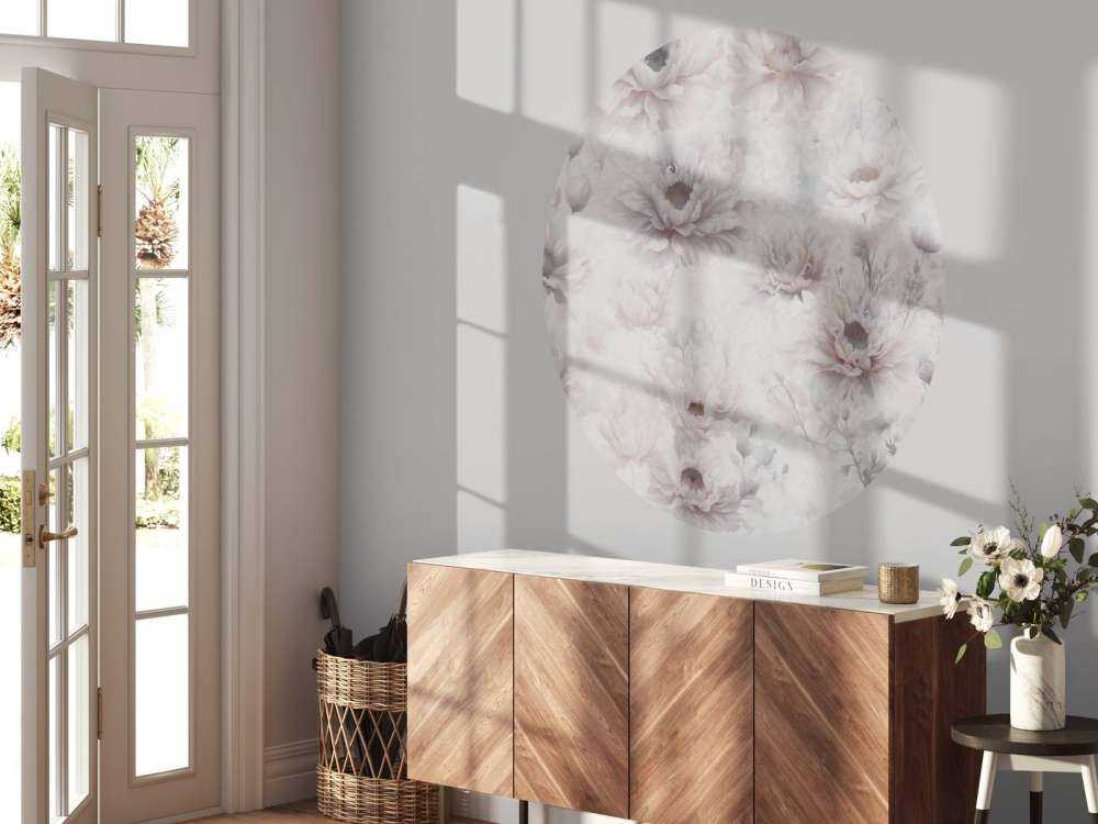 Mur romantique orange