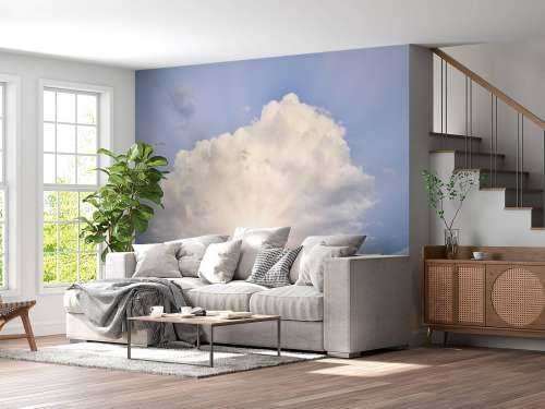 Les rayons du soleil à travers les nuages