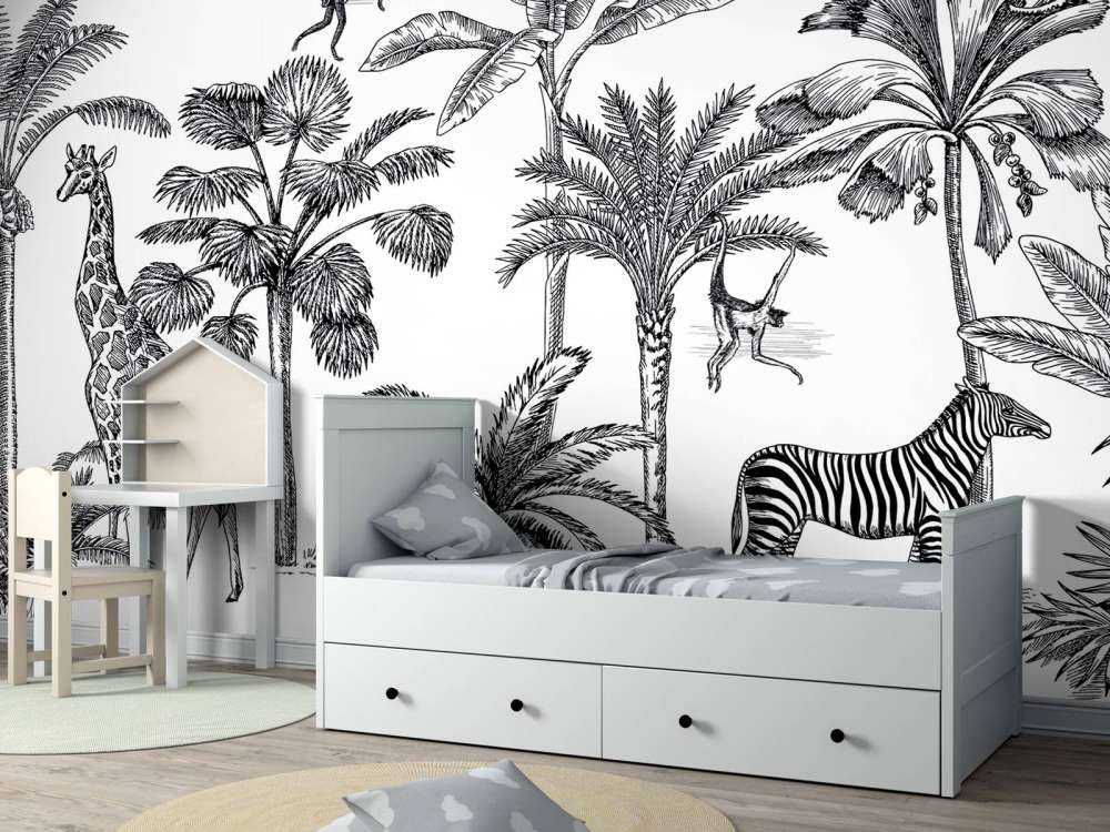 Jungle d'animaux tropicaux