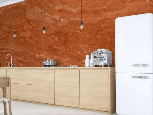 Marbre terracotta à effet ludique