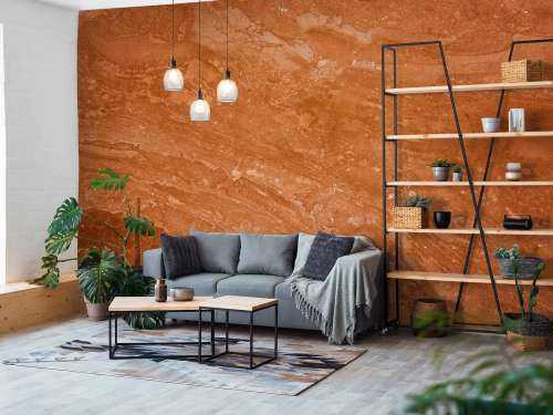 Marbre terracotta à effet ludique