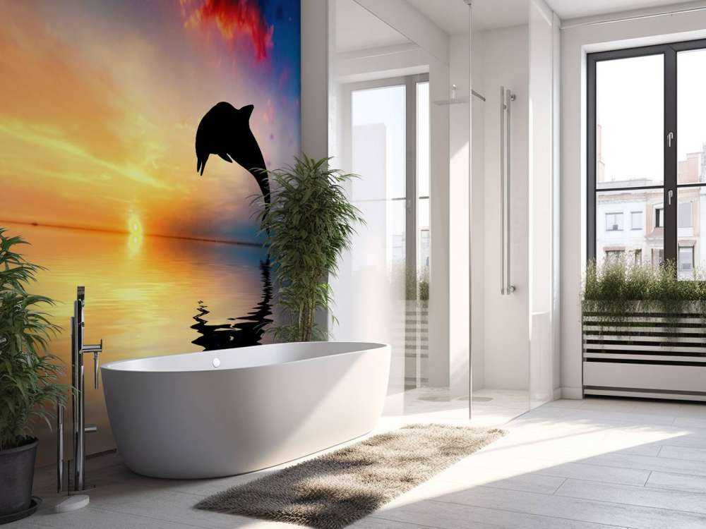 Silhouette de dauphin