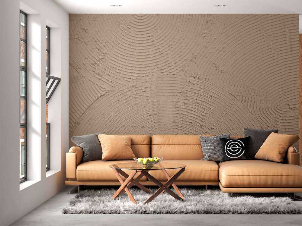 Cercles zen en taupe