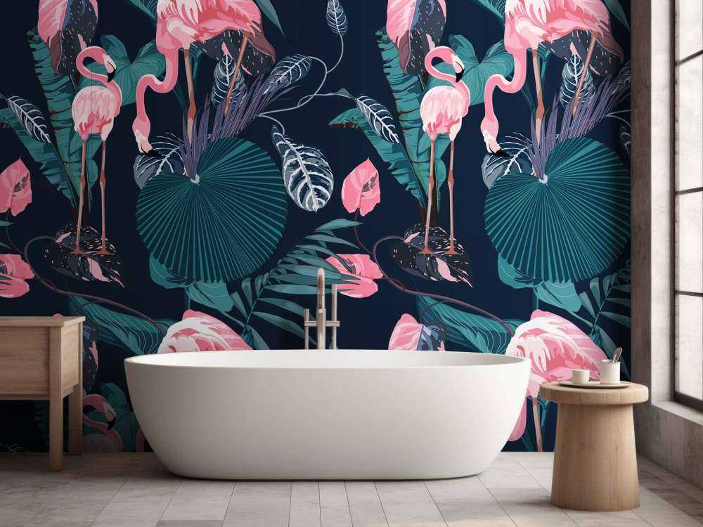 Flamants roses sauvages