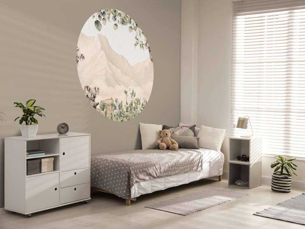 Paysage de koalas
