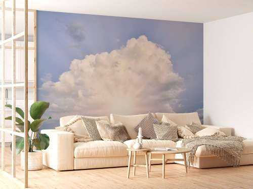 Les rayons du soleil à travers les nuages