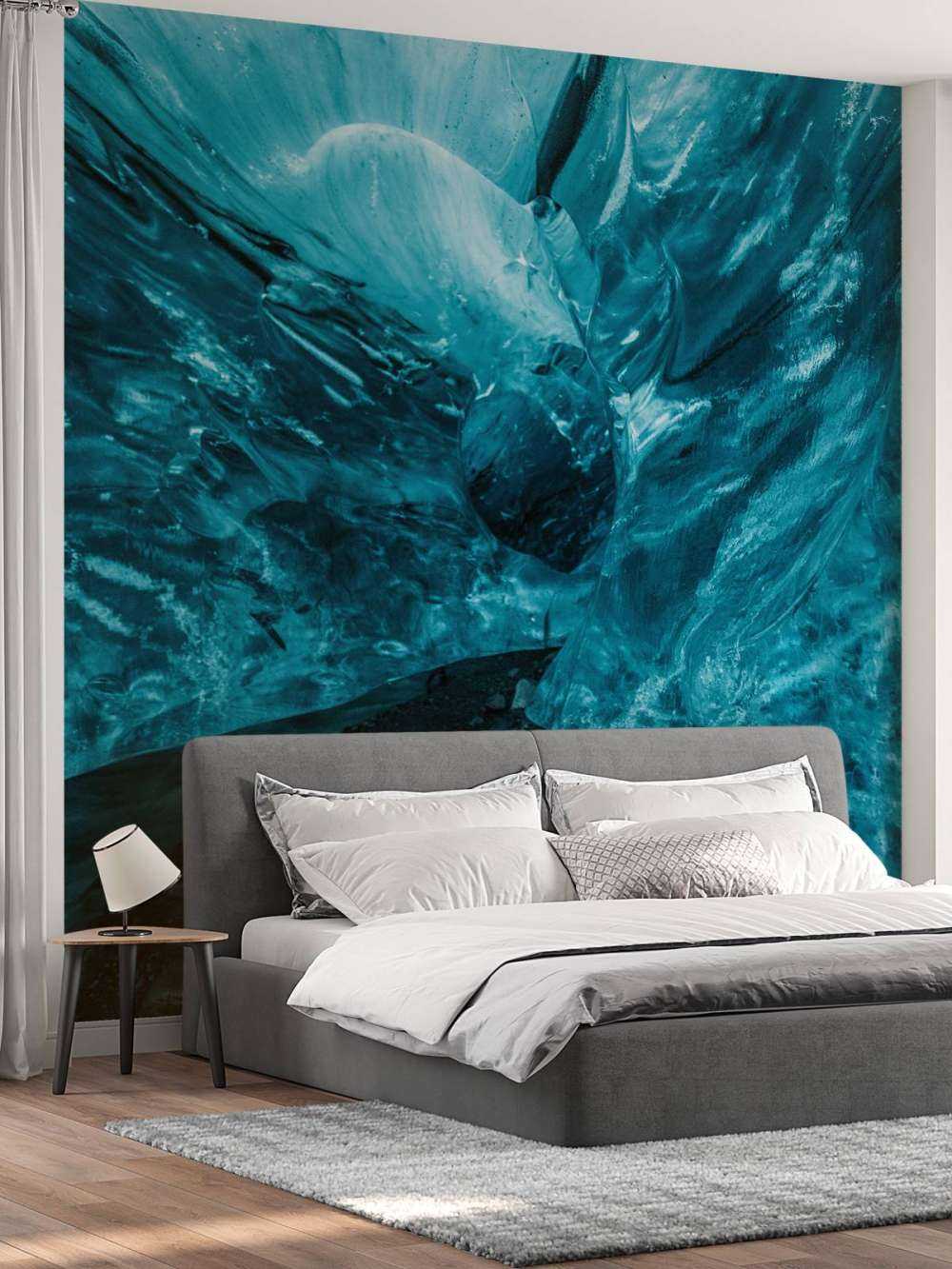 Grotte avec de la glace