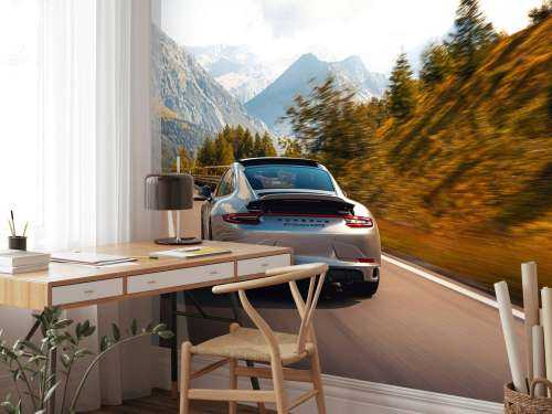Porsche 911 Carrera GTS dans les montagnes