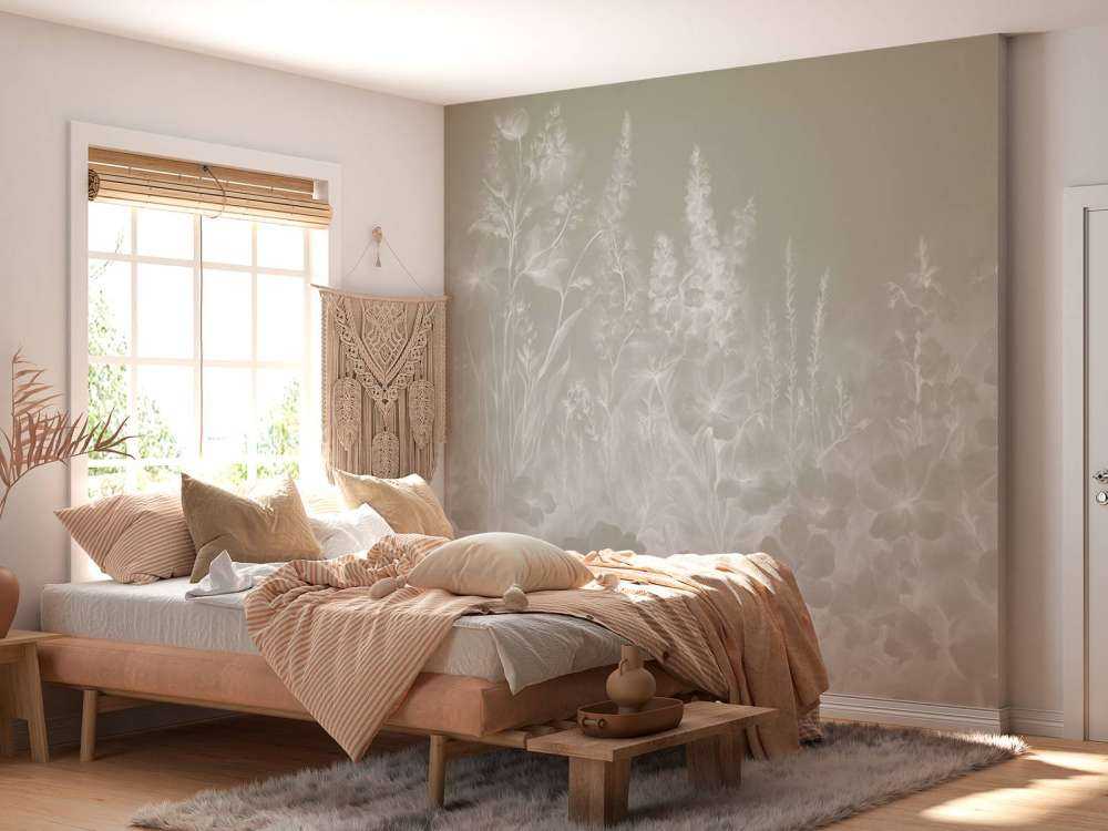 Jardin anglais tendre - olive