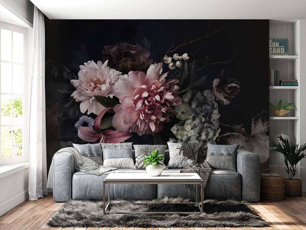Bouquet de fleurs Vintage