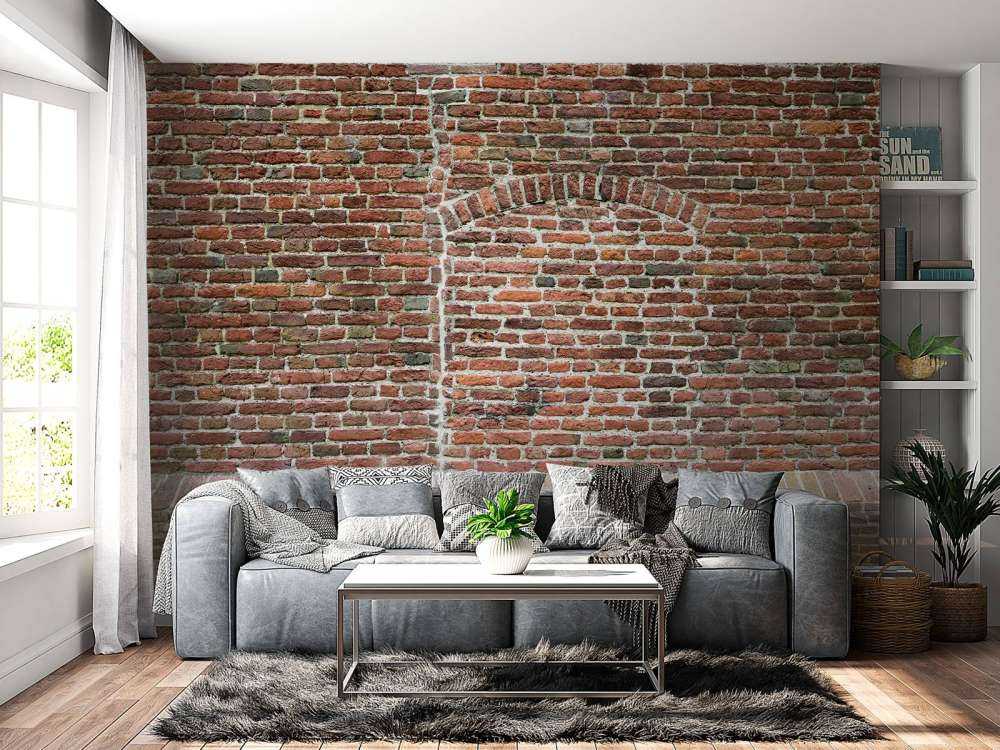 Vieux mur fissuré
