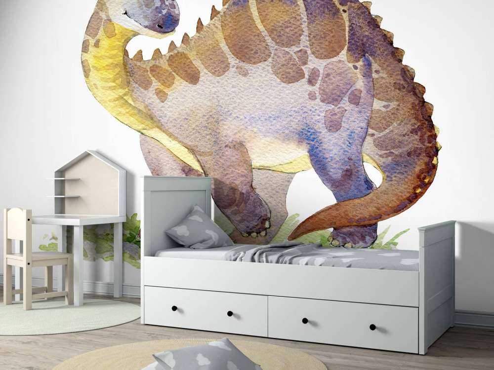 Dinosaure de l'aquarelle