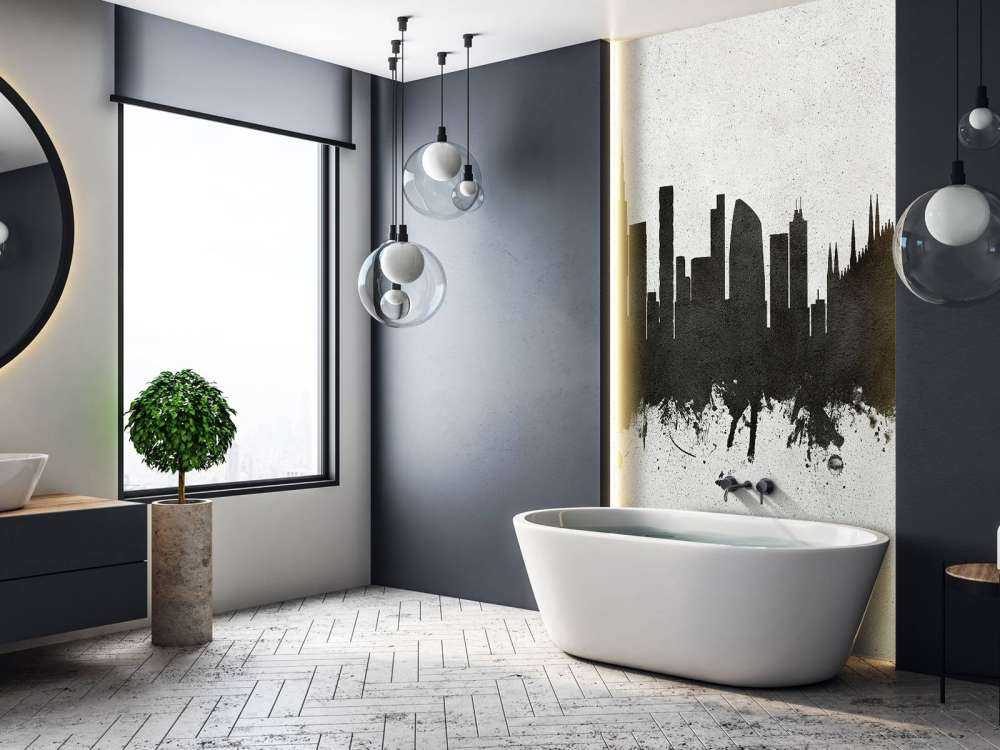 Aquarelle skyline, Milan