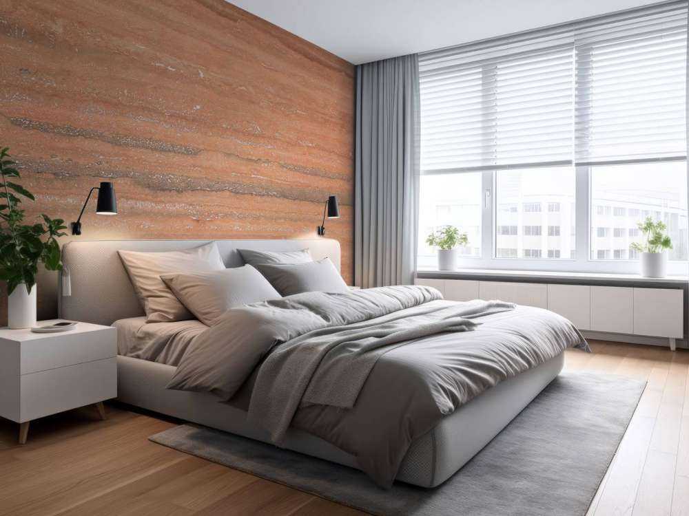 Marbre de couleur terracotta