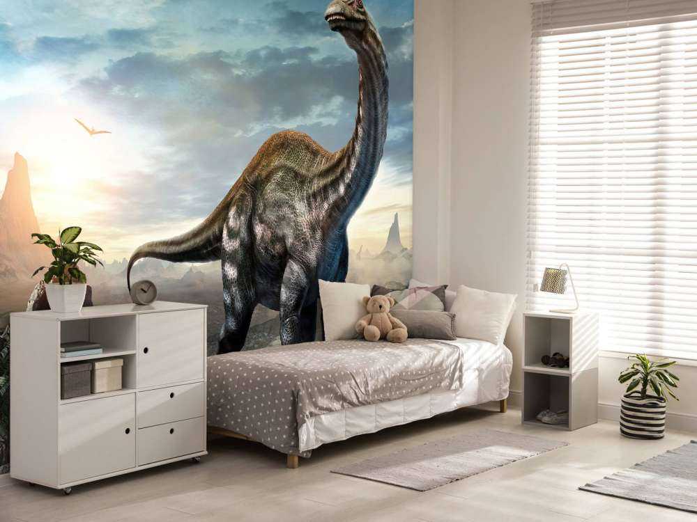 Apatosaurus dans les montagnes