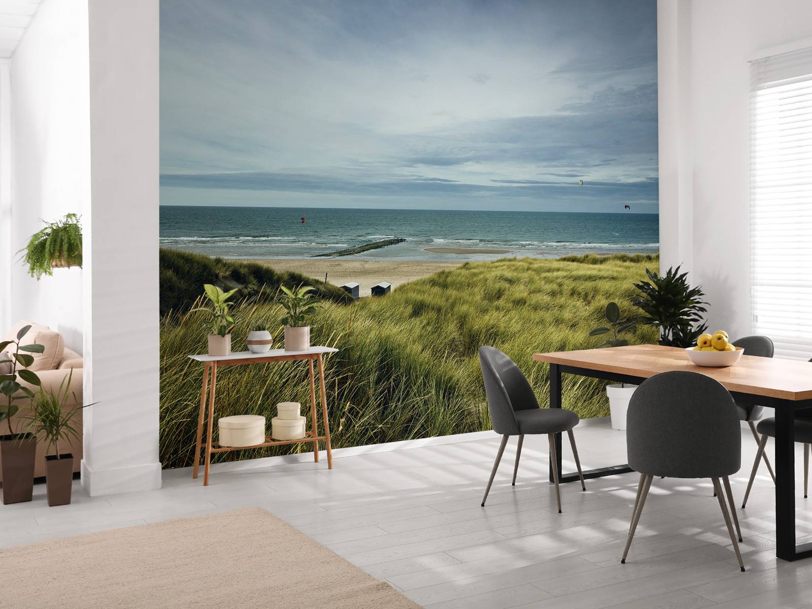La plage depuis les dunes