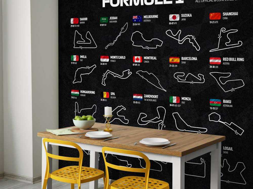 Formula 1 2024 - Data map