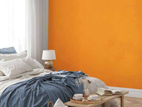Béton orange vif