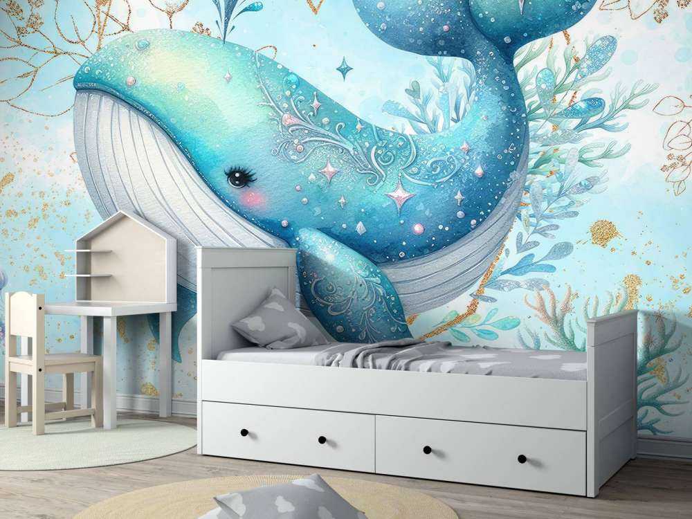 Baleine magique dans les rêves océaniques