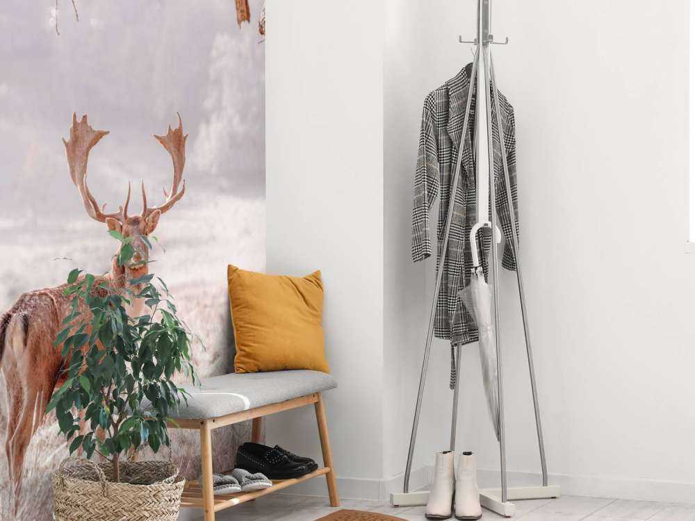 Cerf dans un champ