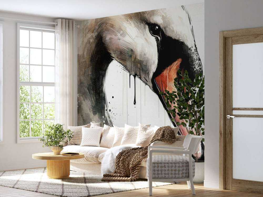 Watercolor Swan