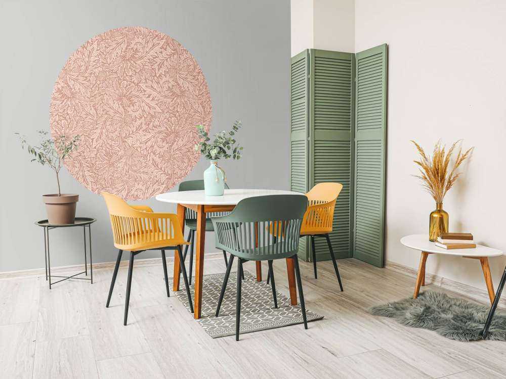 Morris Florals & Leaves - terracotta