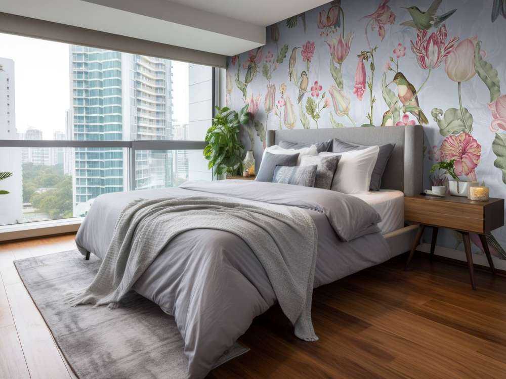 Symphonie des Colibris de Printemps - Sérénade Bleu Pastel