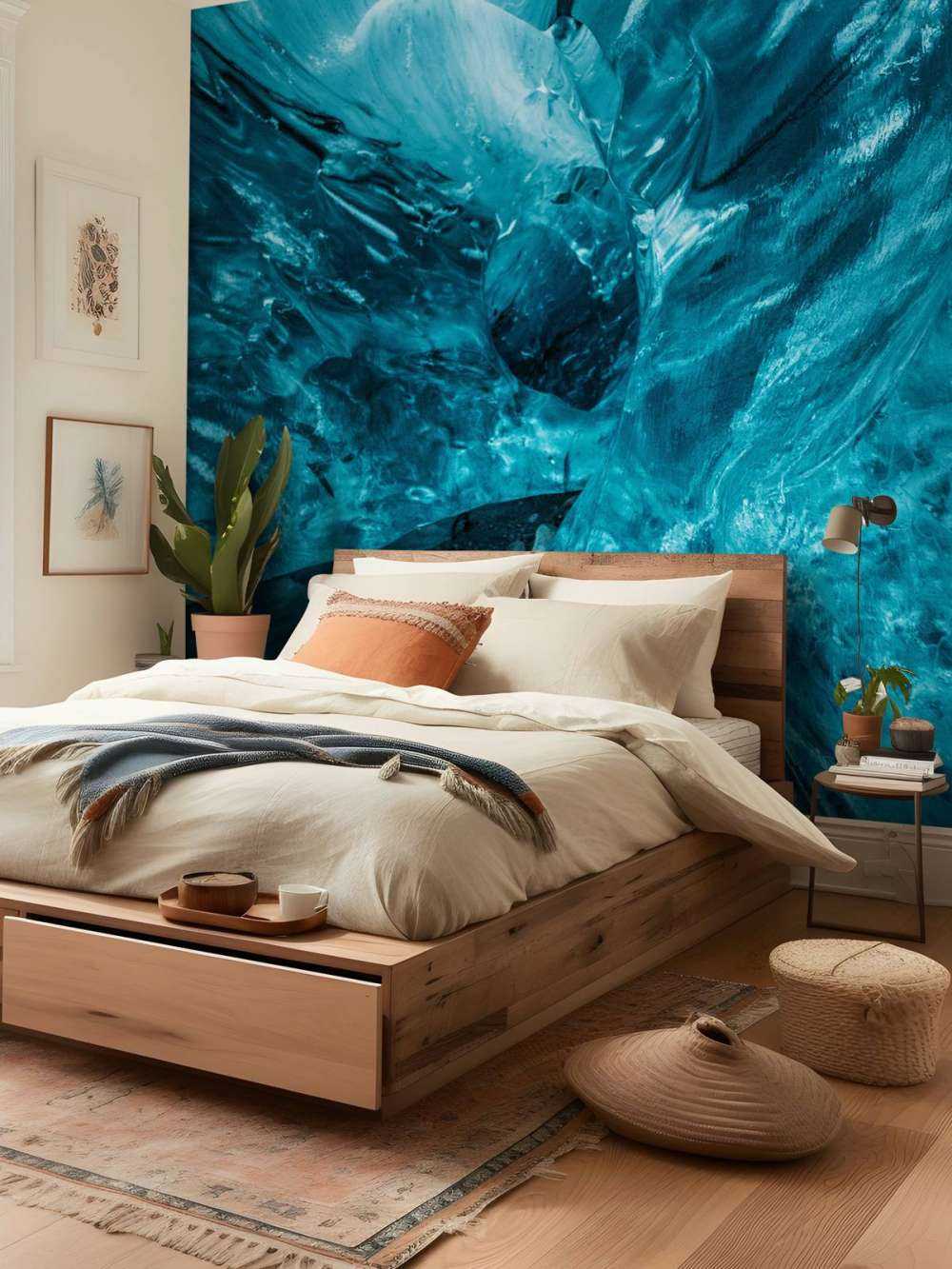 Grotte avec de la glace
