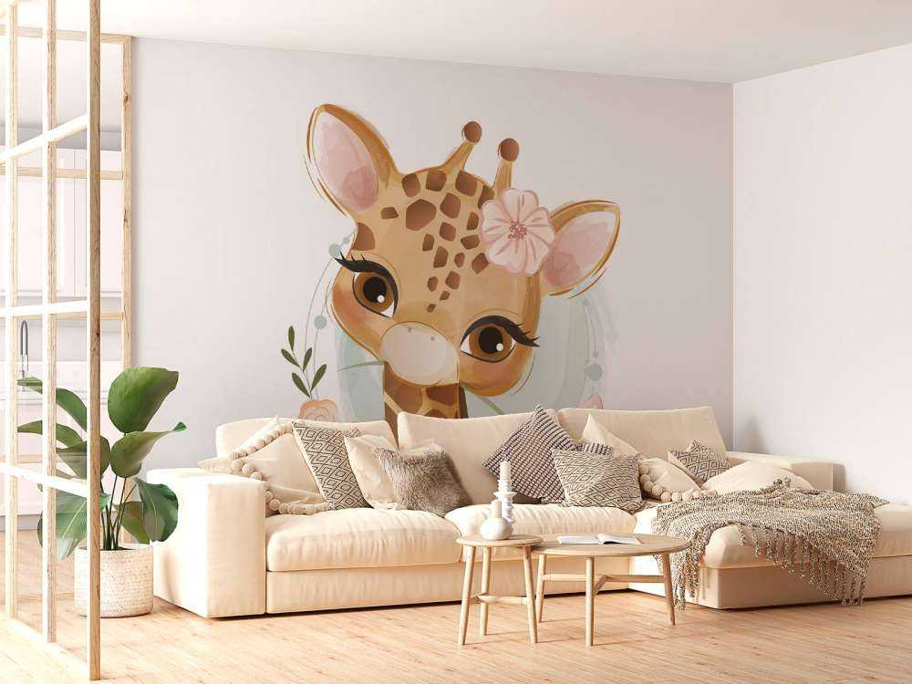Bébé girafe