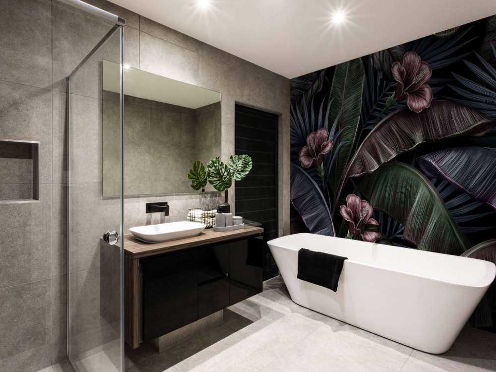 Hibiscus tropical motif